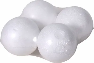 Zdjęcie produktu dla Kula styropianowa do aranżacji d6cm 4szt
