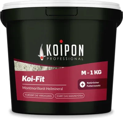 Produktbild von KOIPON Koi-Fit 1kg Futteraufwertung Montmorillonit für Farbe & Gesundheit