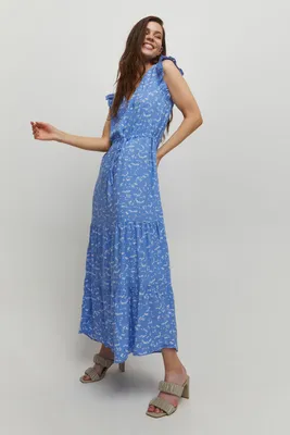 Produktbild von b.young BYMMJOELLA FRILL DRESS - Damen Freizeitkleid mit V-Ausschnitt, Ärmellos, A-Linie, Loose-Fit Passform