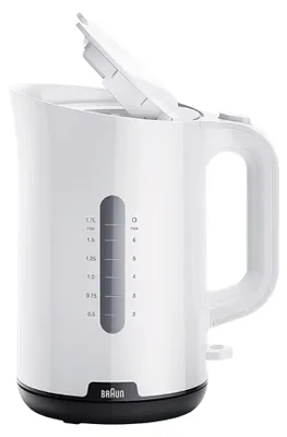 Image de Bouilloire électrique Braun Breakfast1 WK 1100WH - blanche