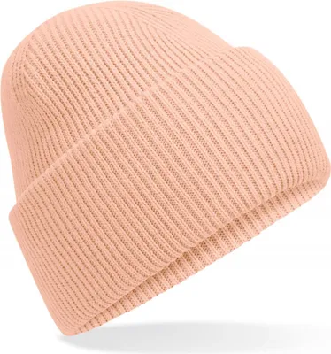 Produktbild von Beechfield B385R | Classic Engineered Deep Cuffed Beanie - Farbe: Peach - Größe: One Size