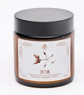 Obrázek produktu pro Smell Me Svíčka Bavlna 120 ml – svěží, čistá vůně do domácnosti