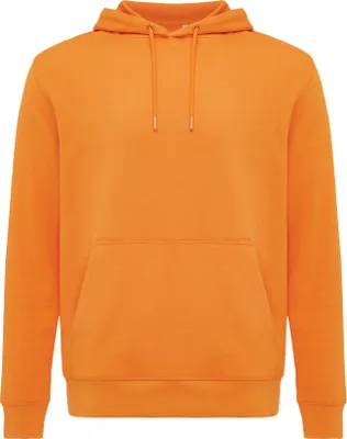 Productafbeelding van Iqoniq - "Rila" lichtgewicht hooded sweater, uni, voor heren/dames, model XD983 (maat XS) (oranje)