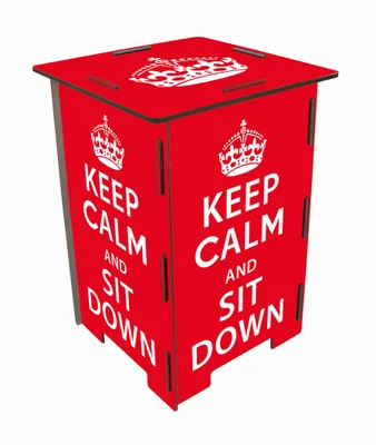 Produktbild von Werkhaus Photo-Hocker Keep Calm