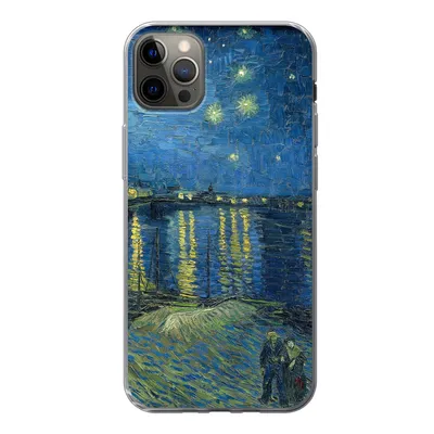 Produktbild von MuchoWow® Handyhülle Schutzhülle Hülle für iPhone 13 Pro Max Die sternenklare Nacht - Vincent van Gogh Silikon Softcase Handy Hülle - Mobiltelefon