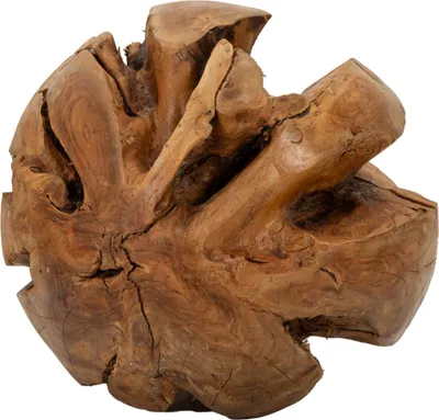 Image de Mauro Ferretti Deko sphère en teck Ø50 cm brun