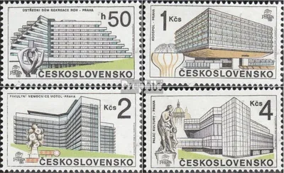 Produktbild von Briefmarken Tschechoslowakei 1988 Mi 2966A-2969A (kompl.Ausg.) postfrisch Briefmarkenausstellung
