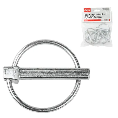 Obrázok produktu pre Zaisťovacie čapy 8,0 x 36,5 mm, 5 ks
