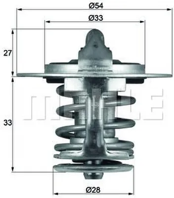 Immagine prodotto di MAHLE TX 84 77 Inserto termostatico per MITSUBISHI