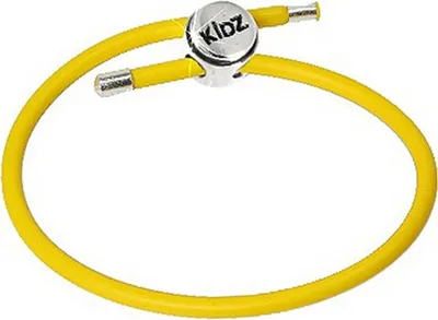 Produktbild von Carlo Biagi Kidz Bead Armband Kautschuk gelb 925 D2KBRRLY
