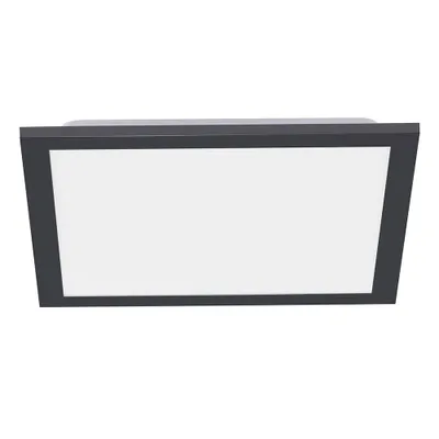 Produktbild von LED-Deckenleuchte - Schwarz - Kunststoff - 30 x 30 cm