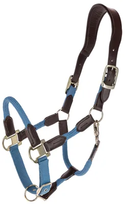 Produktbild von Covalliero Halfter Cordano Deluxe smoked blue FS 2026, Größe:Pony