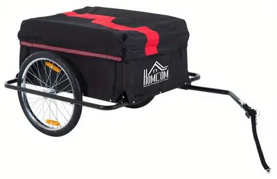Image de Fietskar : Chariot de transport et de bagages pliable, avec une capacité de charge de 40 kg