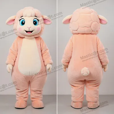 Produktbild von Samtiger MASTICOT Suffolk-Schaf-Maskottchen
