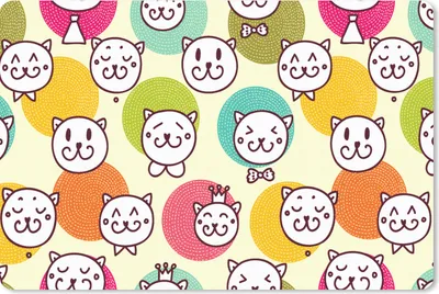 Produktbild von MuchoWow® Schreibtischunterlage Mädchen - Katze - Krone - Muster - Mädchen - Kinder - Kinder 60x40 cm - XXL Mauspad - Großes Mauspad