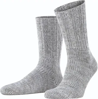 Produktbild von FALKE Brooklyn Strick-Socken Herren metal grey 39-42