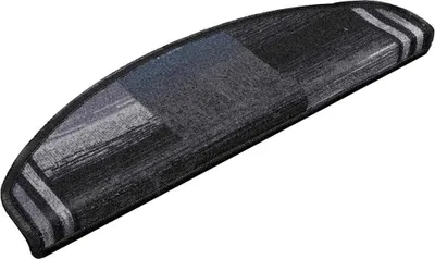 Obrázok produktu pre vidaXL Samolepiace rohože na kroky 10 ks 65x21x4 cm čierno-sivé