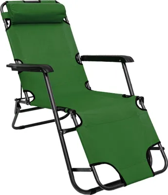 Produktbild von Amanka, klappbarer Liegestuhl, Relaxliege, Gartenstuhl, Campingliege, mit verstellbarer Kopfstütze, Maße: 153x60x30 cm (Liege), 120x60x82,5 cm (Stuhl), 88x60x12 cm (geklappt), für Garten, Outdoor, Camping, Polyester Bezug, Oxford-Gewebe Liegefläche, Stahlrohr Gestell, 100 kg Traglast, 5 kg Gewicht