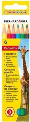Zdjęcie produktu dla EBERHARD FABER 514806 EBERHARD FABER Sześciokątny ołówek COLORI, pudełko 6 szt