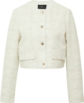 Produktbild von s.Oliver 2162690.02W0.46, Bomber, Weiblich, Erwachsener, Regular fit, Kleidungsknopf, Baumwolle, Metall