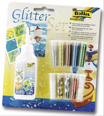 Produktbild von Folia Glitter Set, 11-teilig