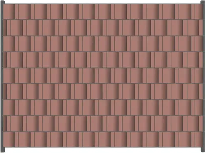Produktbild von Wallario Zaunsichtschutz mit Motiv Pastellpink für Ein- und Doppelstabmatten Zäune in der Größe 250 x 180 cm