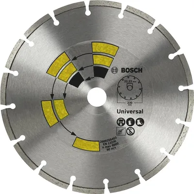 Produktbild von Bosch 2 609 256 401, Schneidedisk, Beton, Dachziegel, Sandstein, 12,5 cm, Jede Marke, 2,22 cm, 1,7 mm
