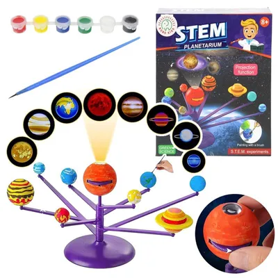 Productafbeelding van Zonnestelsel 3D LED planeten, doe-het-zelf projector