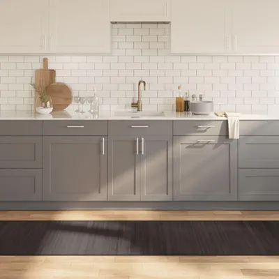 Produktbild von vidaXL Teppich Rechteckig Dunkelbraun 70x1000 cm Bambus