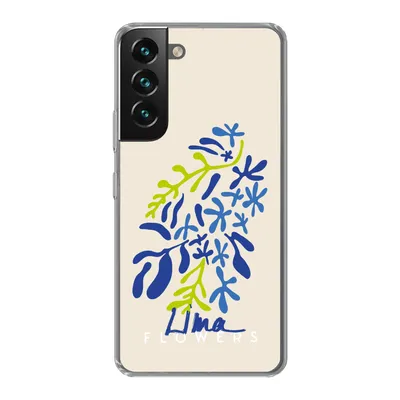 Produktbild von MuchoWow® Handyhülle Schutzhülle Hülle für Samsung Galaxy S22 Blume - Blätter - Lima Silikon Softcase Handy Hülle - Mobiltelefonhülle