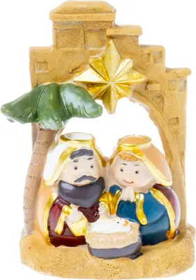 Image de Crèche de Noël pour enfants - petite figurine 7,8 cm