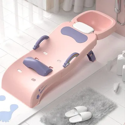 Produktbild von Verstellbarer Kindershampoostuhl - Ergonomisches Design - Polypropylen - Komfortabel