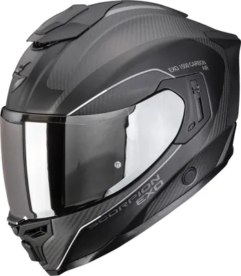 Obrázek produktu pro Scorpion EXO-1500 Carbon Air Mundi integrální helma matná černá / stříbrná L