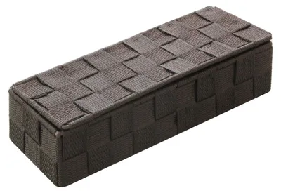 Aufbewahrungsbox mit Deckel, 26x8,5x6 cm, Polypropylen, stapelbar