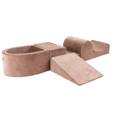 Produktbild von Schaumstoff Bausteine Kinder mit Bällebad - Softbausteine Baby