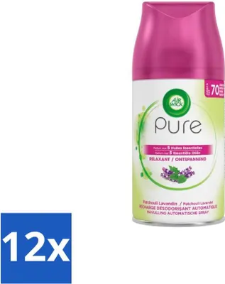 Immagine prodotto di Air Wick – Ricarica – Rilassante – 250 ml - Confezione risparmio - 12 pezzi