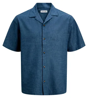 Produktbild von JACK & JONES Herren Hemd Summer Linen Blend Resort Shirt