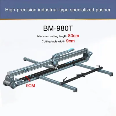Produktbild von Manueller Fliesenschneider - Fliesencutter - 800 mm Schnittlänge - Infrarot-Laserführung - 1,5 cm Schnittstärke - Schubführung - 800 mm