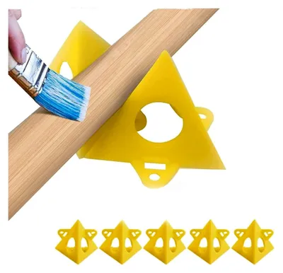 Produktbild von 20 Stück gelbe Kegel aus Canvas und Maltriangle Ständer für Küchenschränke