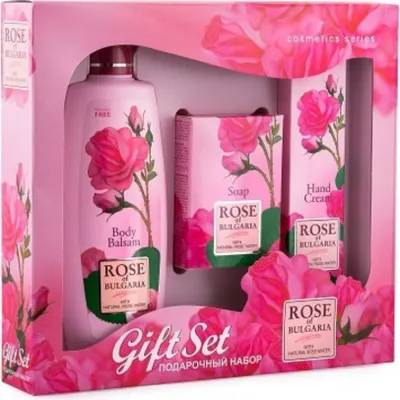 Produktbild von Geschenkset - Krperlotion, Seife und Handcreme von Rose of Bulgaria Rosen