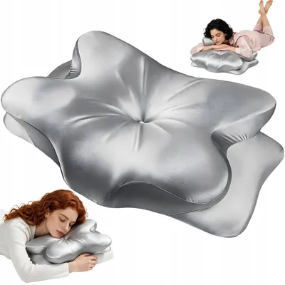 Produktbild von Nackenkissen - Orthopädisches Schmetterlingskissen - Schlafkissen - Ergonomisches Nackenstützkissen - für Seiten, Bauch und Rückenschläfer