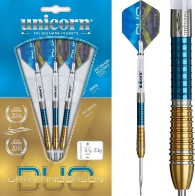 Produktbild von Unicorn Gary Anderson Phase 6 Duo 21g Steel Darts 90% Tungsten - 21g -- 1 Satz