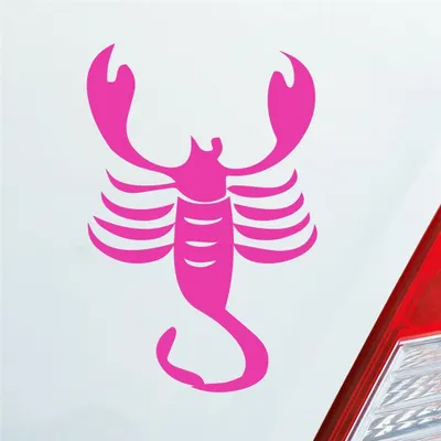 Produktbild von Auto Aufkleber Sternzeichen Steinbock PKW Car KFZ Roller 6,5x10 cm Pink Sticker Heckscheibenaufkleber