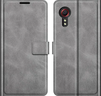 Produktbild von Samsung Galaxy Xcover 5 Hülle - Coverup Deluxe Klapphülle - Grau