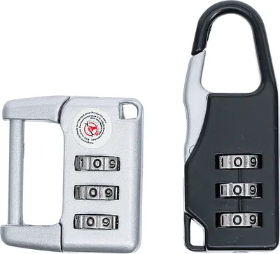 Image de KRAFTMANN 85809 Jeu de serrure à combinaison, 2 pièces