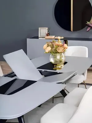 Obrázok produktu pre Jedálenský set jedálenský stôl 4x stoličky set stolová skupina 5 ks. komplet 5 ks