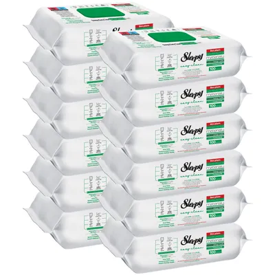 Produktbild von Sleepy Easy Clean Oberflächenreinigungstücher White Soap 12x100 STÜCK
