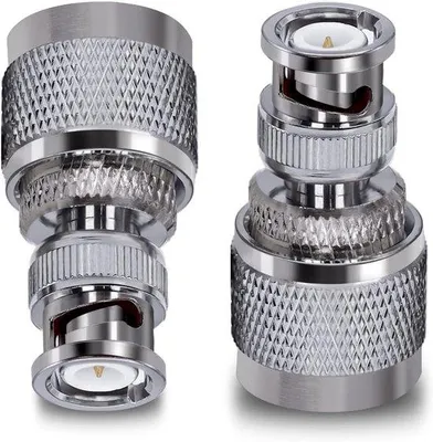 Zdjęcie produktu dla Zestaw 2 sztuk adapterów kablowych – adapter BNC na UHF PL259