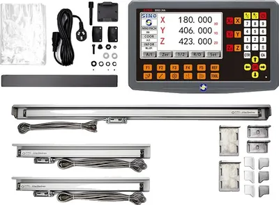 Produktbild von Digitalanzeige-Kit, großes LCD-Display, hochpräzise Messung, DRO-3PCS KA300