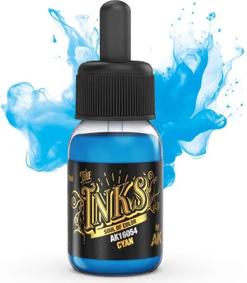 Zdjęcie produktu dla AK Interactive The INKS Cyjan